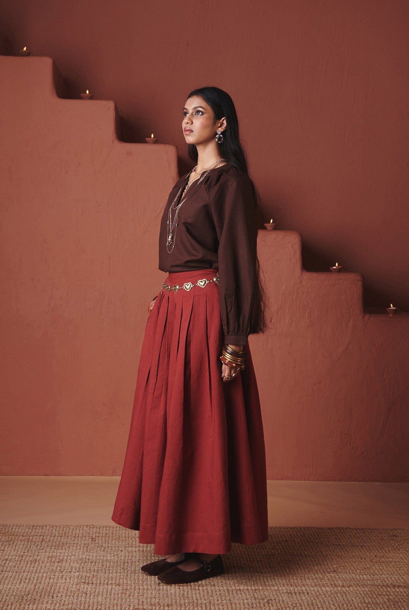 Brick Co - Linen Multi - Pleated Pants - CiceroniWomen PantsSaphed