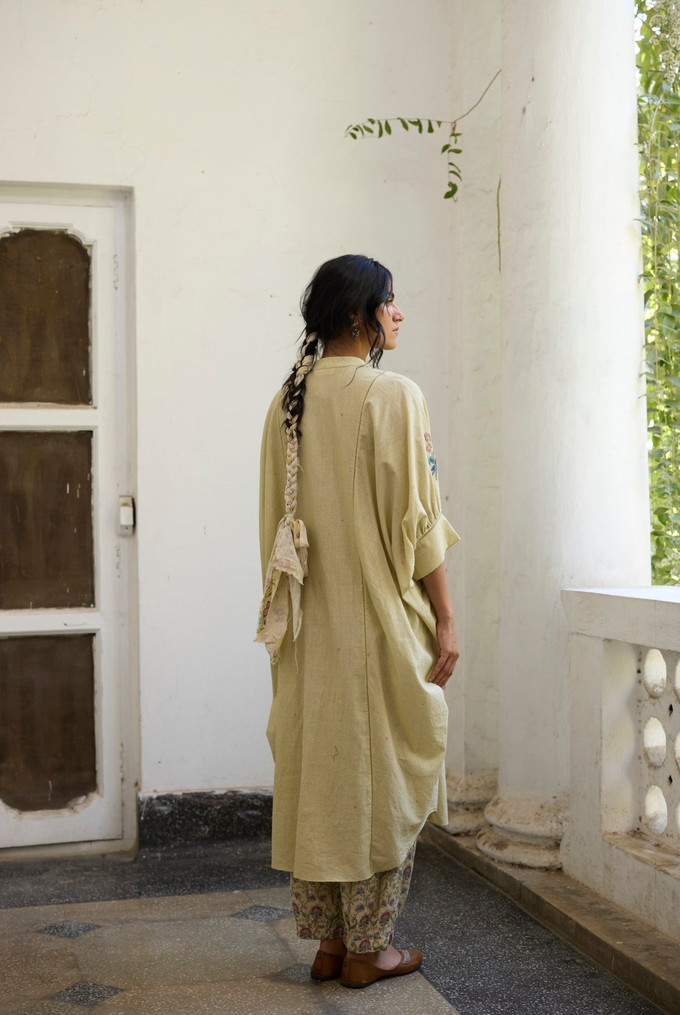 Brisa Kaftan Set - Green - CiceroniKurta Set, Everyday WearKhyati Rughani