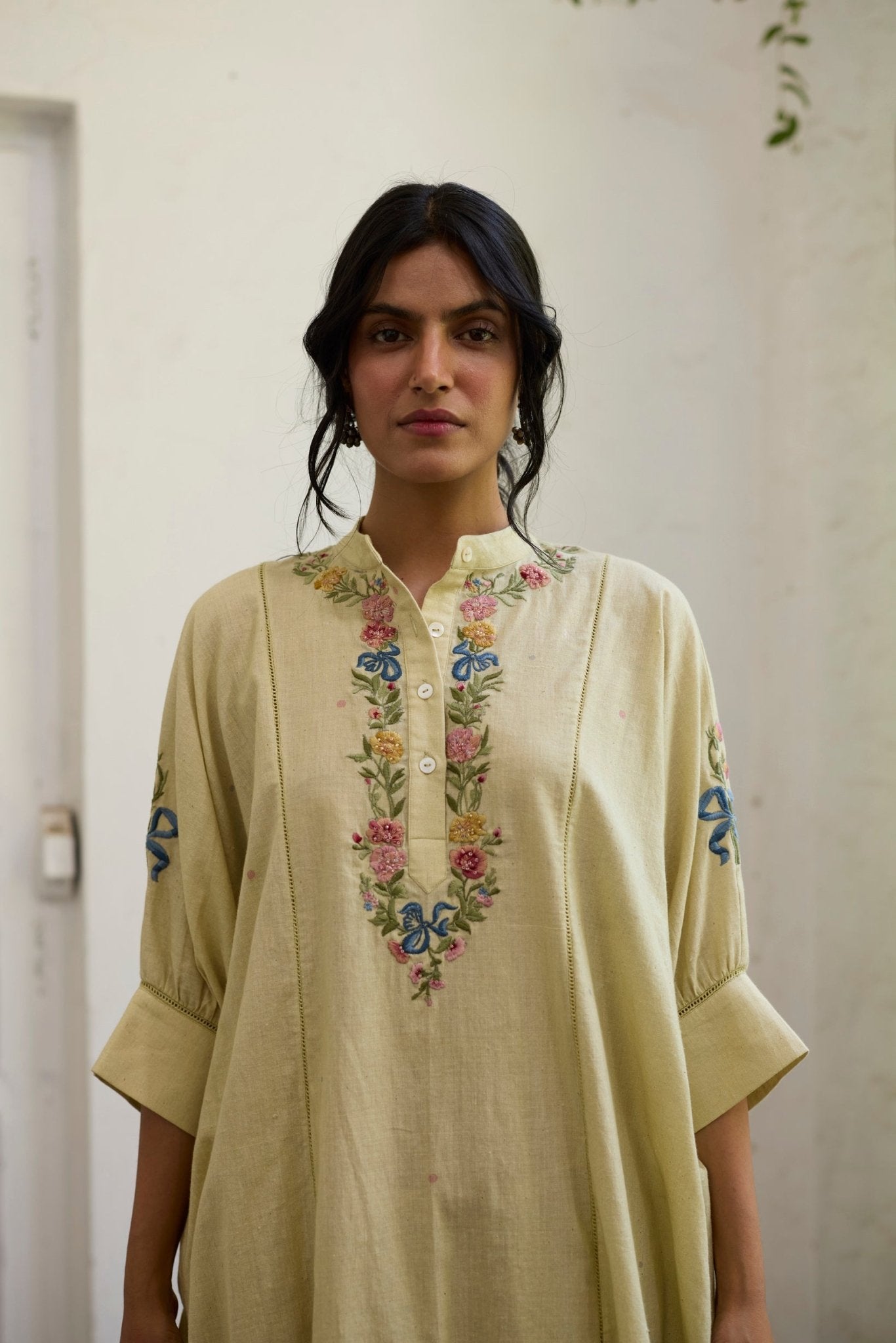 Brisa Kaftan Set - Green - CiceroniKurta Set, Everyday WearKhyati Rughani