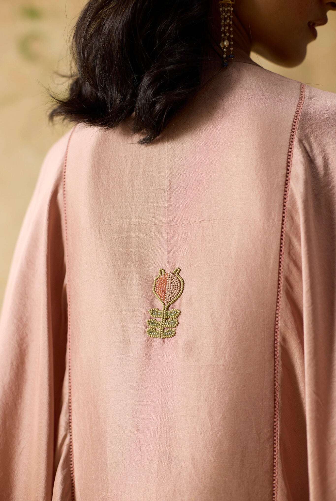 Brisa Kaftan Set - Pink and Brown - CiceroniKaftan SetKhyati Rughani