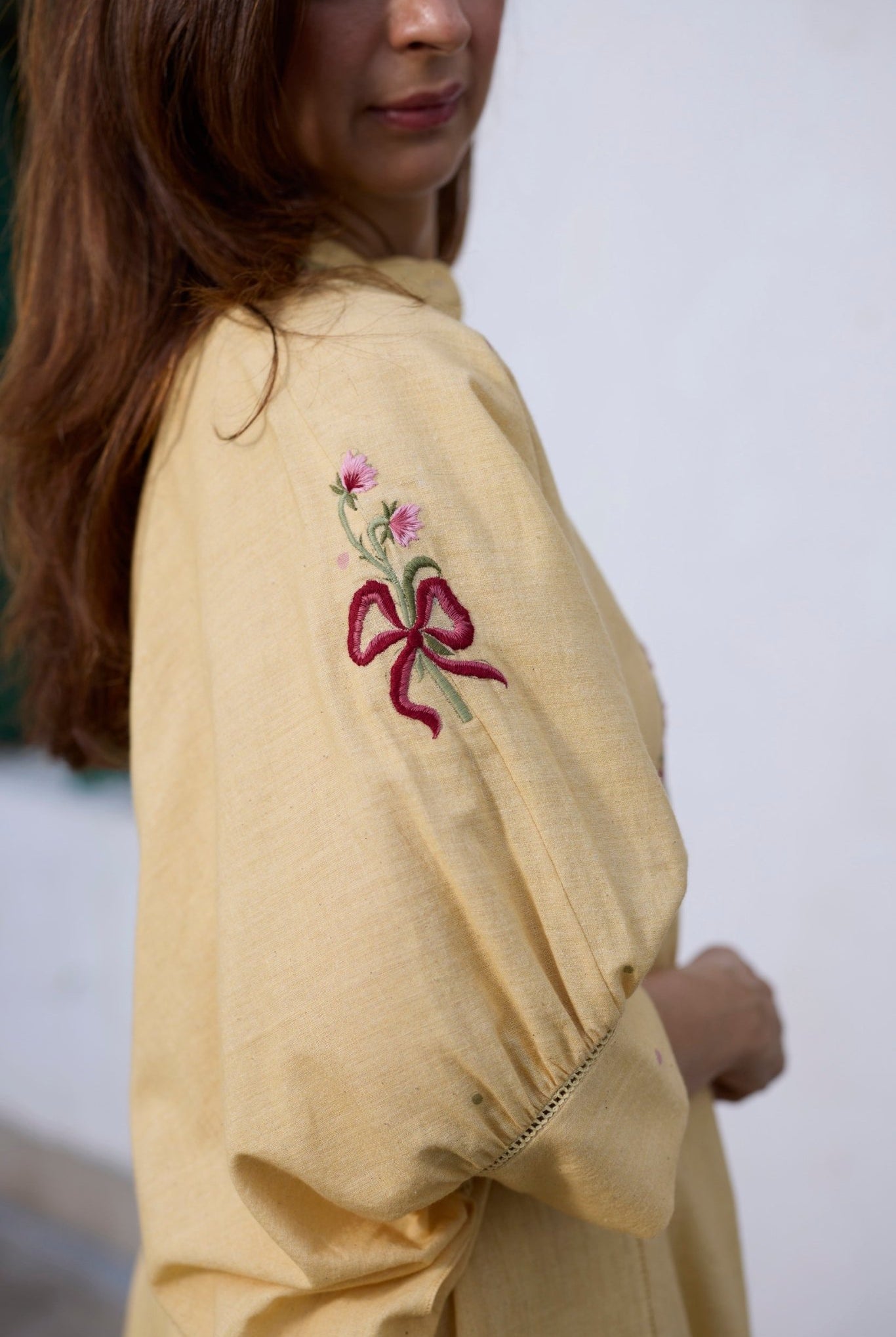 Brisa Kaftan Set - Yellow - CiceroniKurta Set, Everyday WearKhyati Rughani