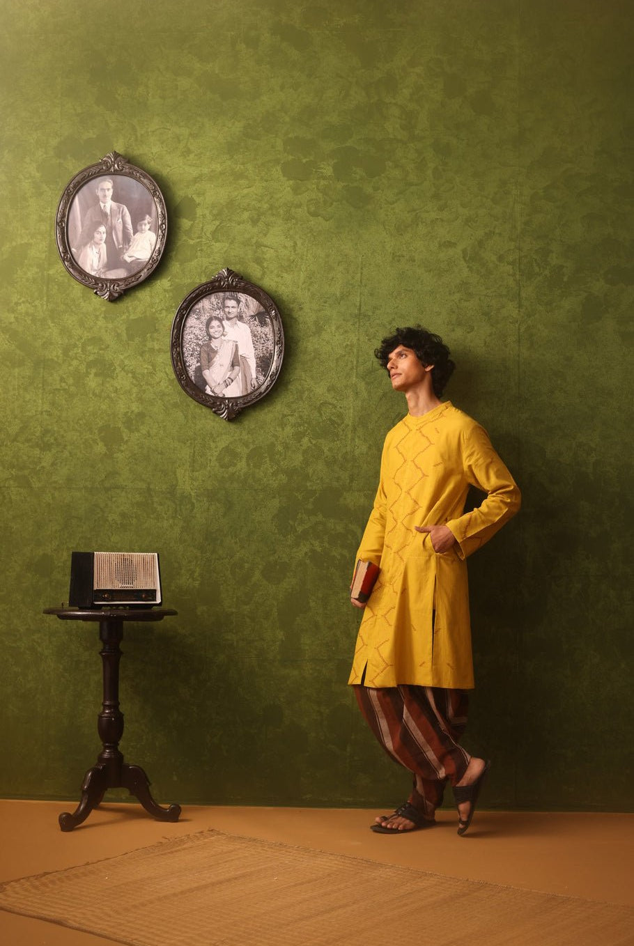 Brown Stripes Dhoti Pants - CiceroniPantsBhomra