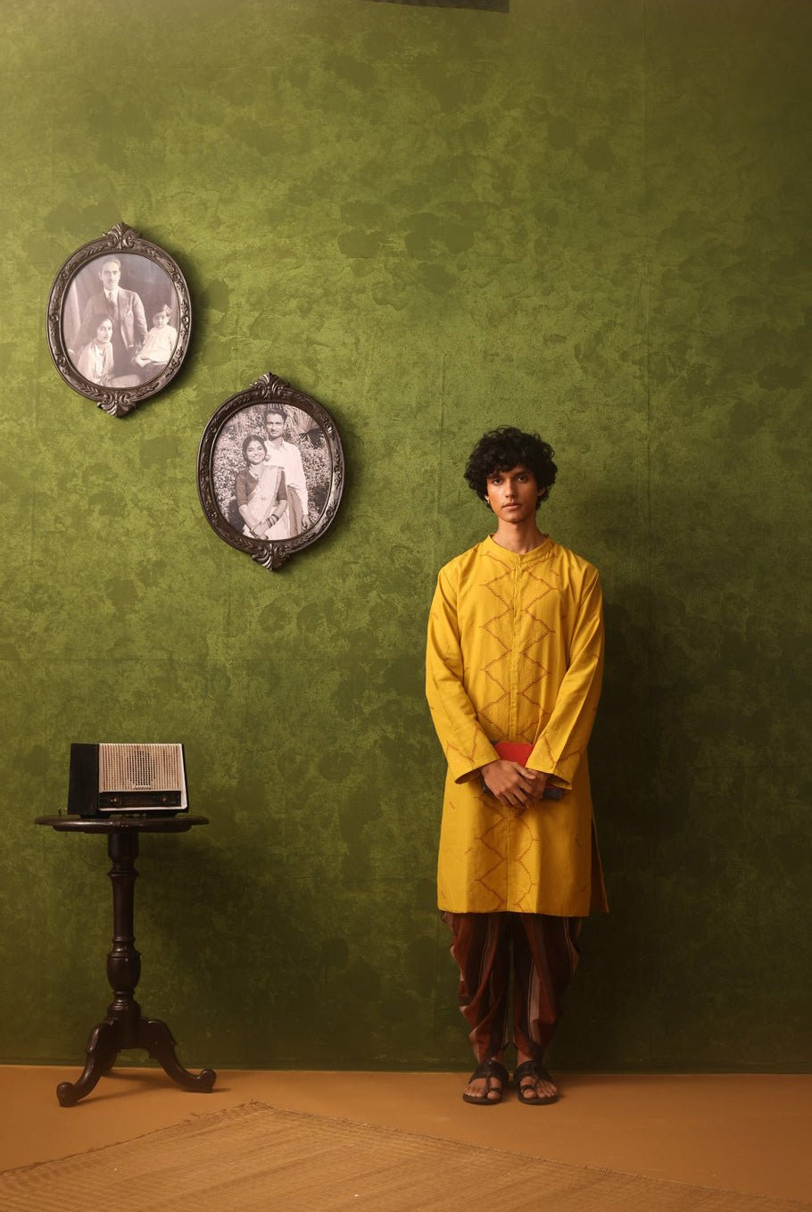 Brown Stripes Dhoti Pants - CiceroniPantsBhomra