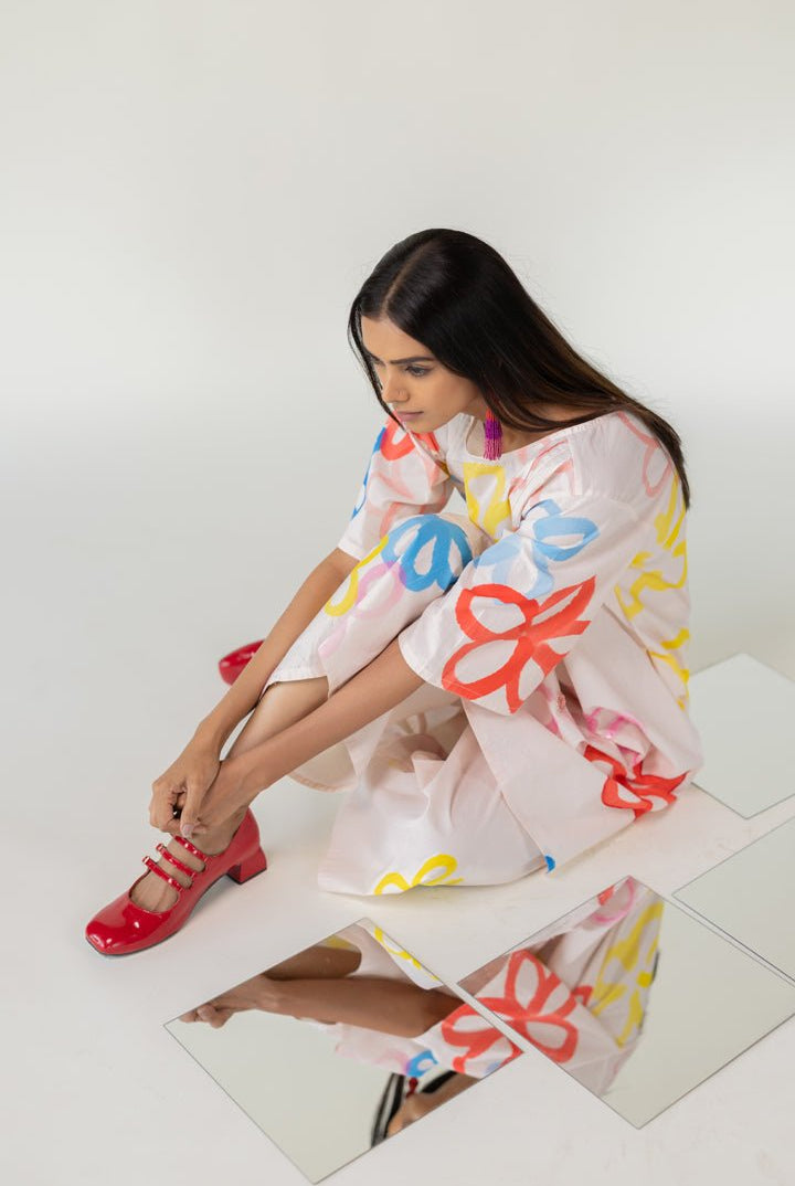 Bubble Bloom Embroidered Co - ord Set - CiceroniKurta Set, Everyday WearSilai Studio