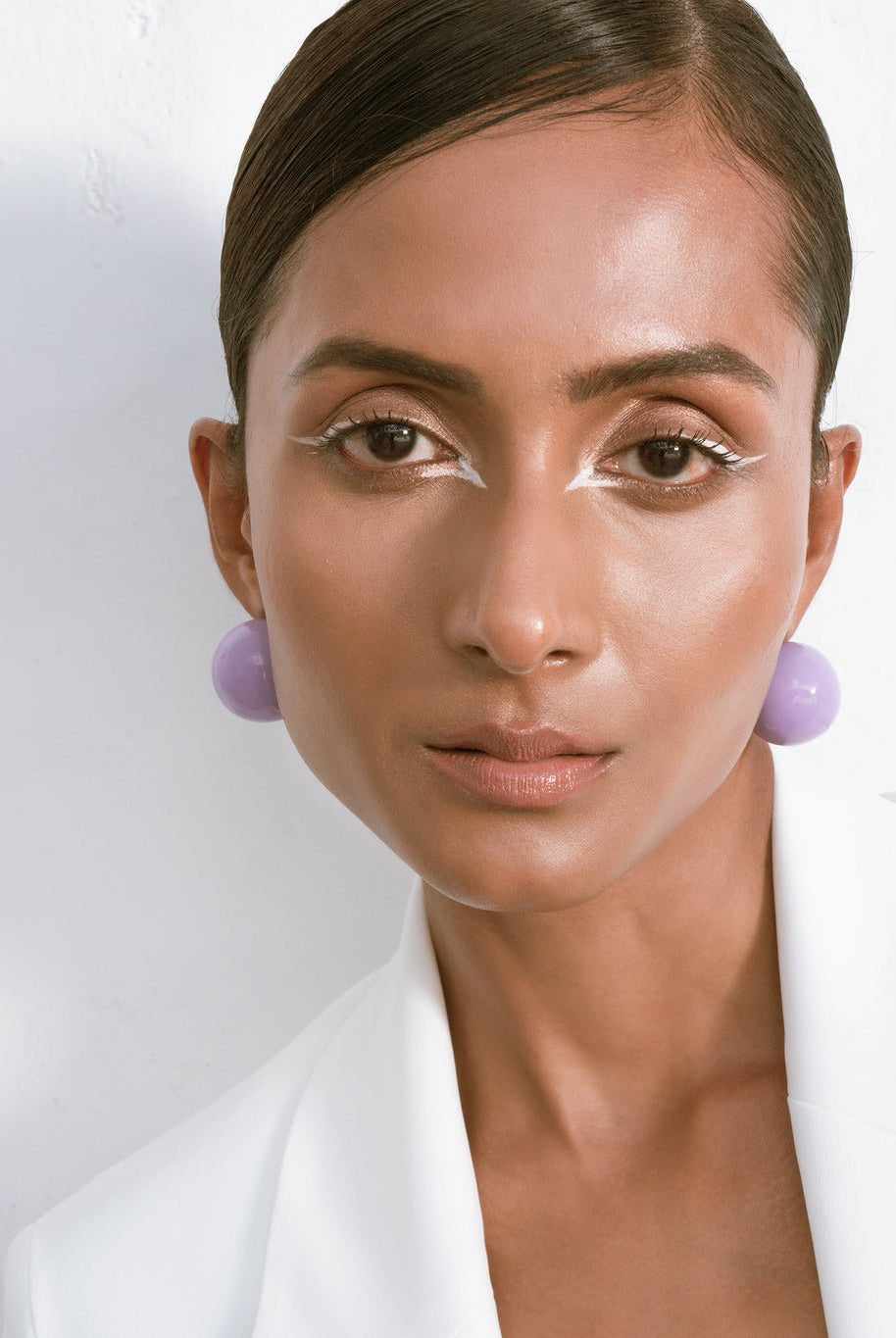 Bubble Studs - Mauve - CiceroniEarringsEquiivalence