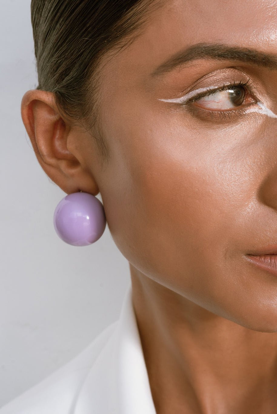 Bubble Studs - Mauve - CiceroniEarringsEquiivalence