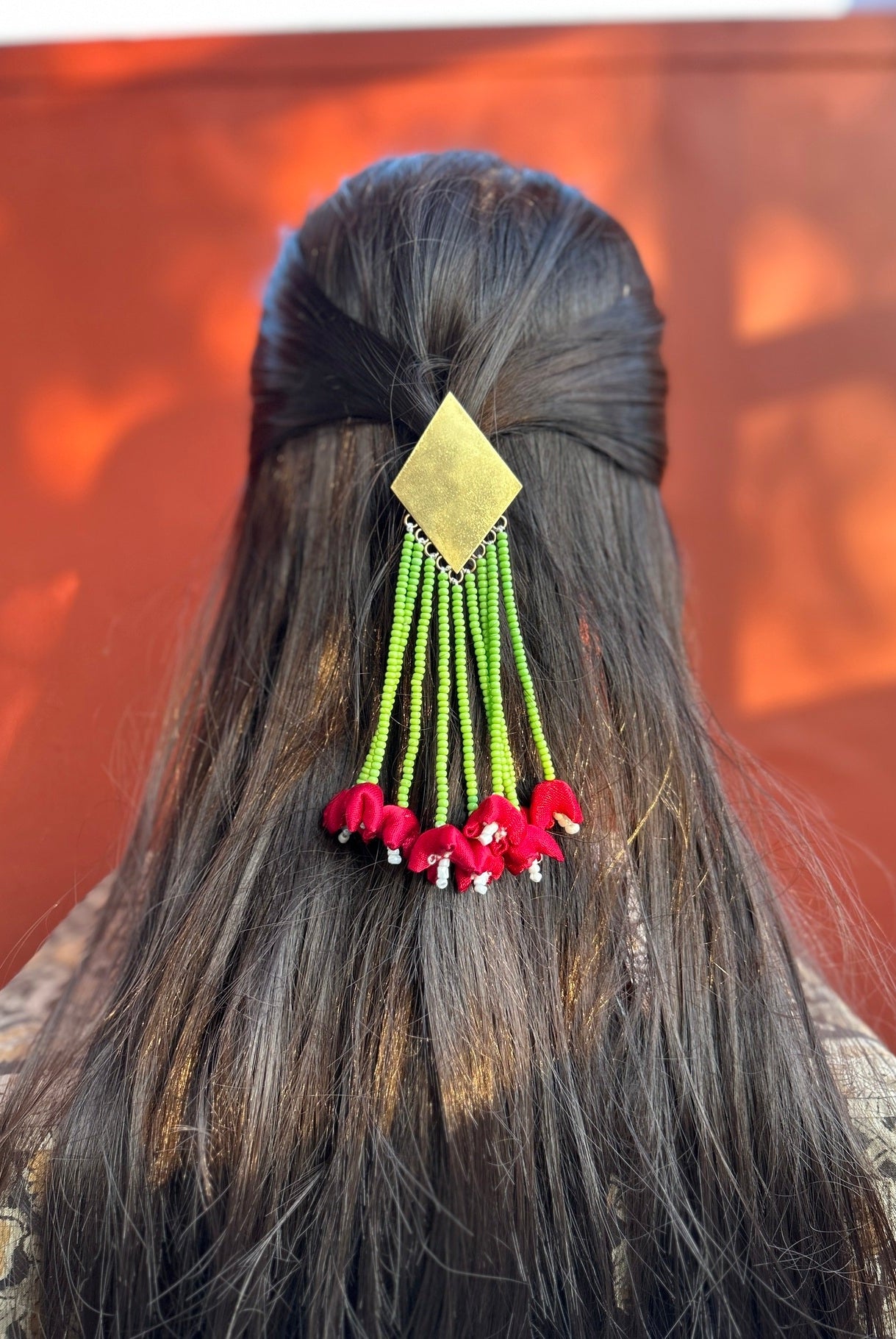 Bun Hoop - Rhombus Brass - CiceroniHair PinBy Nirjari