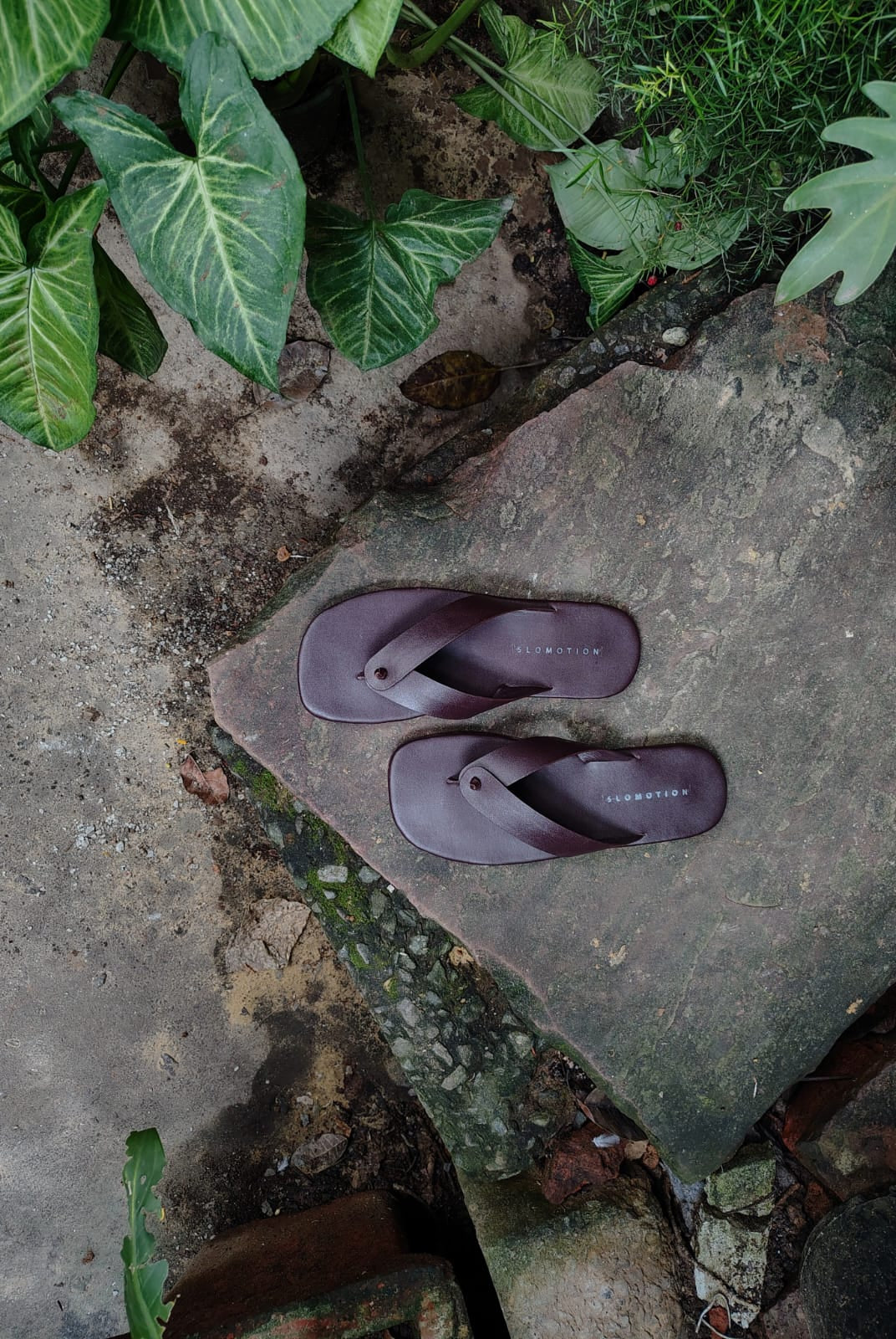Burgundy Knot Flip Flops - Women - CiceroniFlatsSlomotion