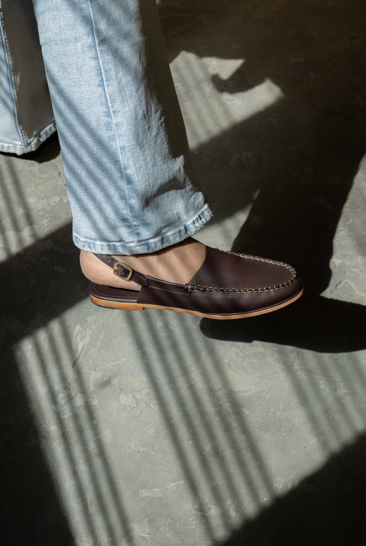 Burgundy Mule Loafers - Women - CiceroniSandalsSlomotion