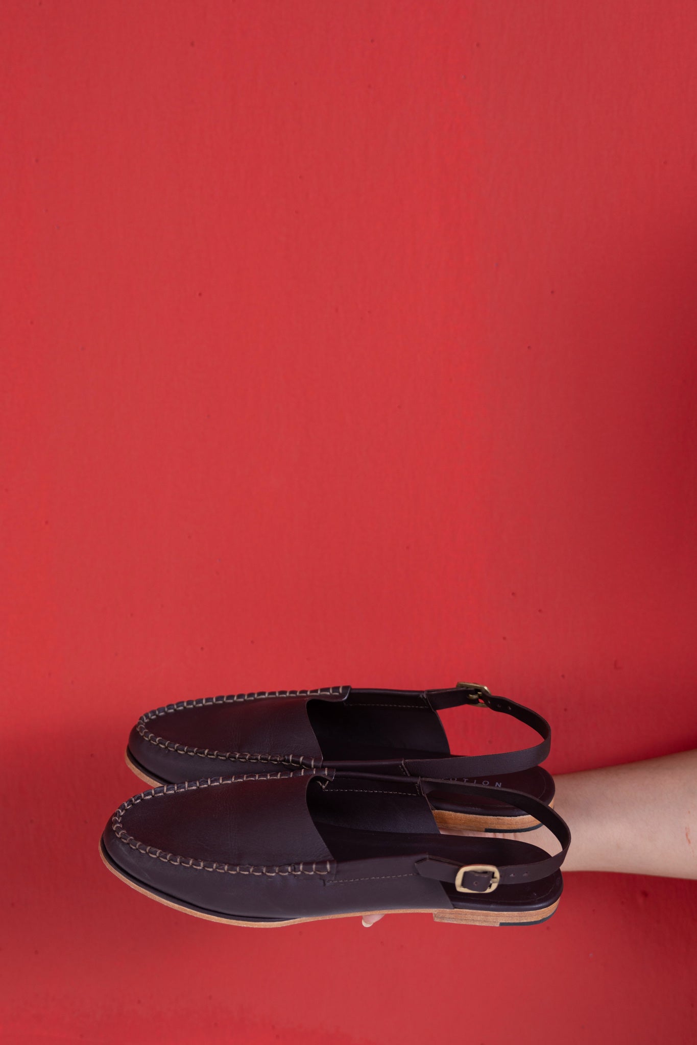 Burgundy Mule Loafers - Women - CiceroniSandalsSlomotion