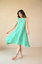 Butterfly Dress - Mint Green - CiceroniDressesRang by Rajvi