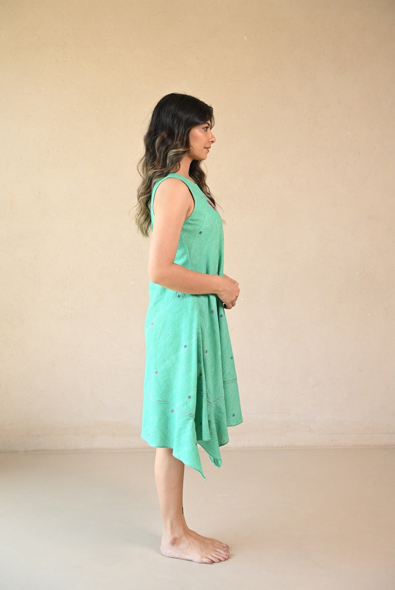 Butterfly Dress - Mint Green - CiceroniDressesRang by Rajvi