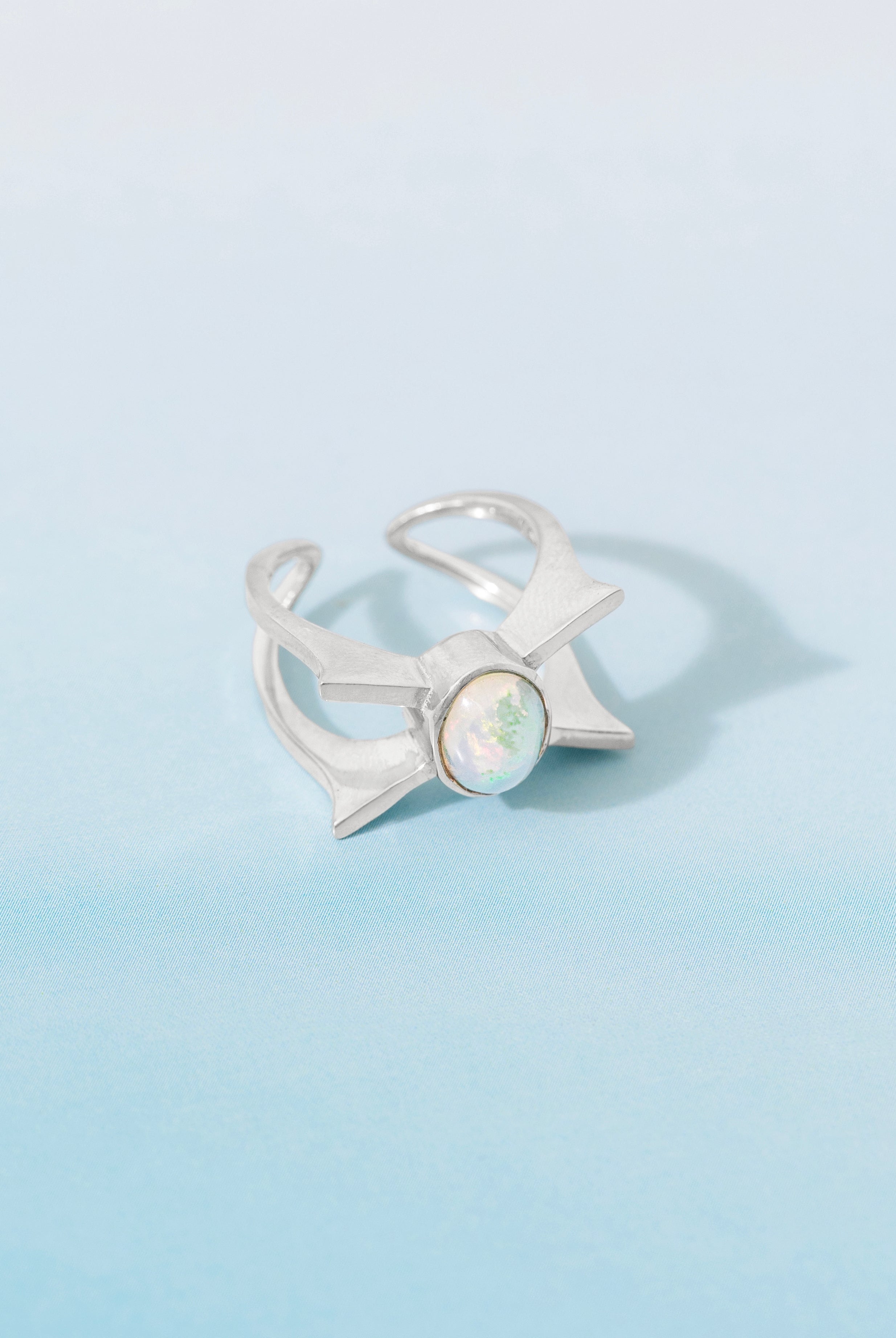 Butterfly Opal Ring - CiceroniRingUnbent