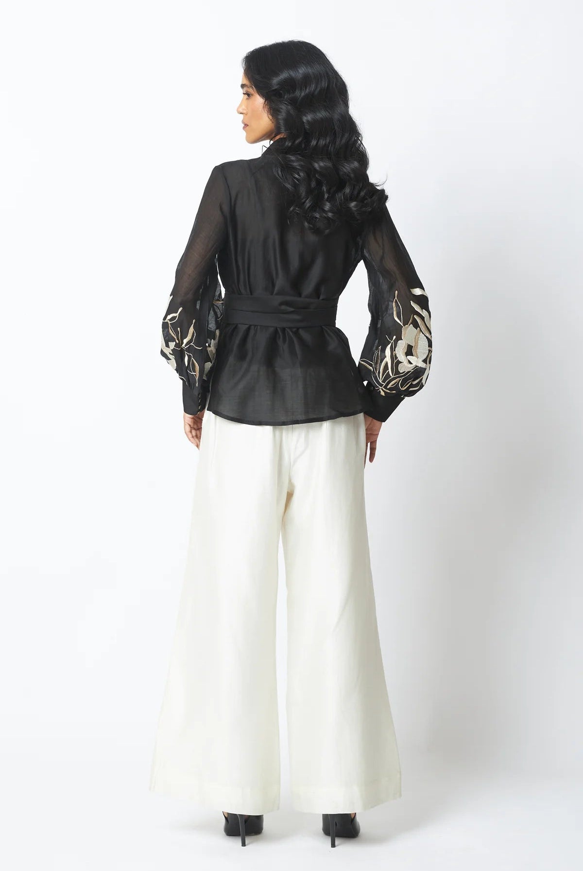 BW Reva - Blazer Wrap Top & Wide - Leg Pant - CiceroniCo - ord SetMadder Much