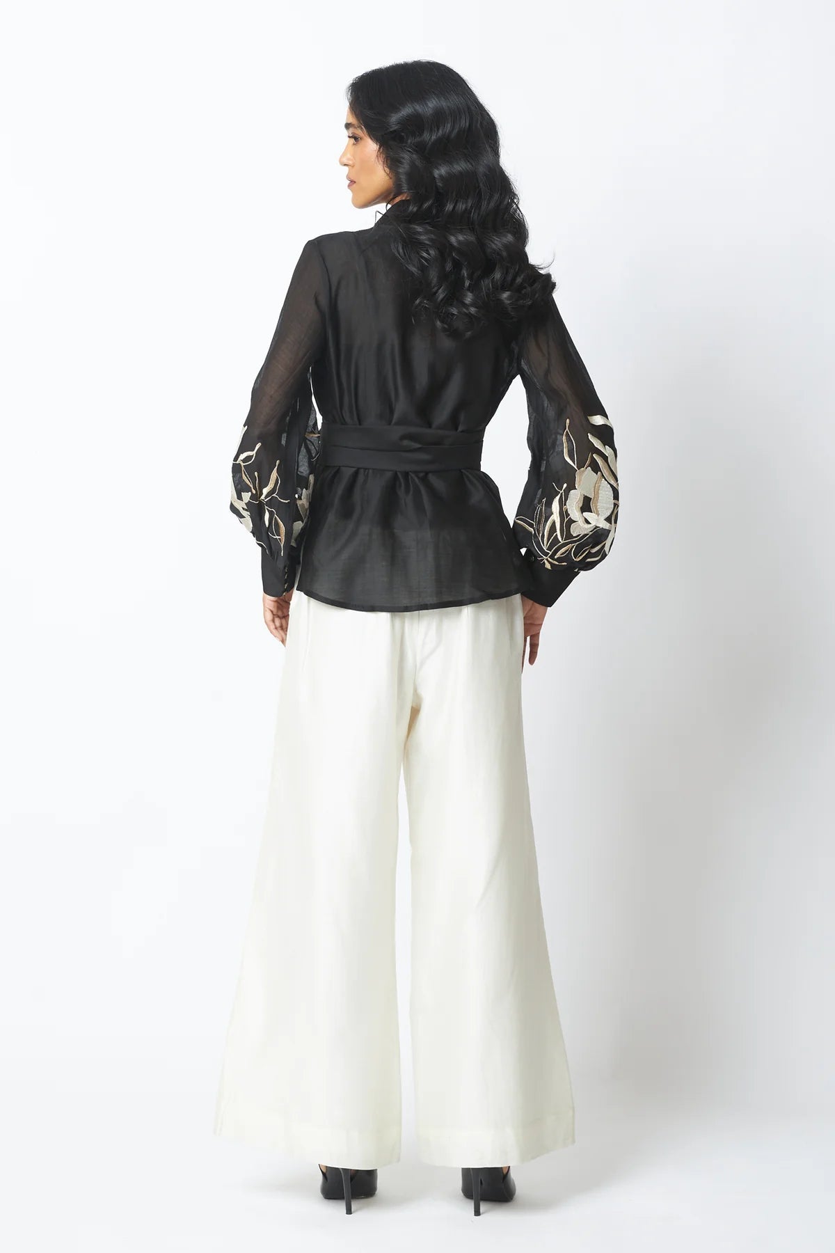 BW Reva - Blazer Wrap Top & Wide - Leg Pant - CiceroniCo - ord SetMadder Much