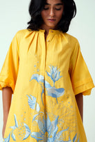 Canary Suvi Set - Embroidered Tunic + Pants - CiceroniKurta SetMadder Much
