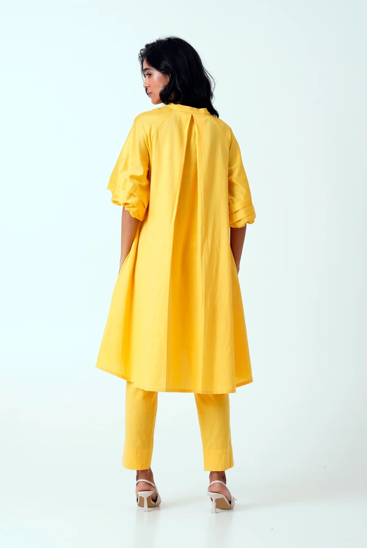 Canary Suvi Set - Embroidered Tunic + Pants - CiceroniKurta SetMadder Much