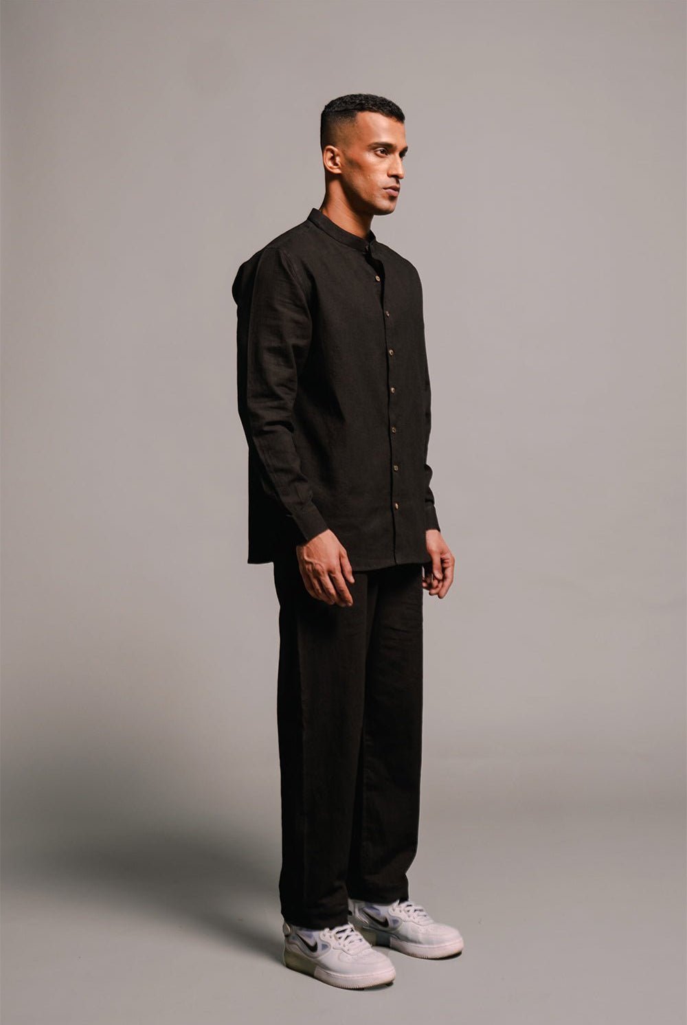 Carbon Co - Linen Men's Lounge Pants - CiceroniPantsSaphed