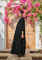 Carbon Co - Linen Three Tiered Dress - CiceroniDressesSaphed