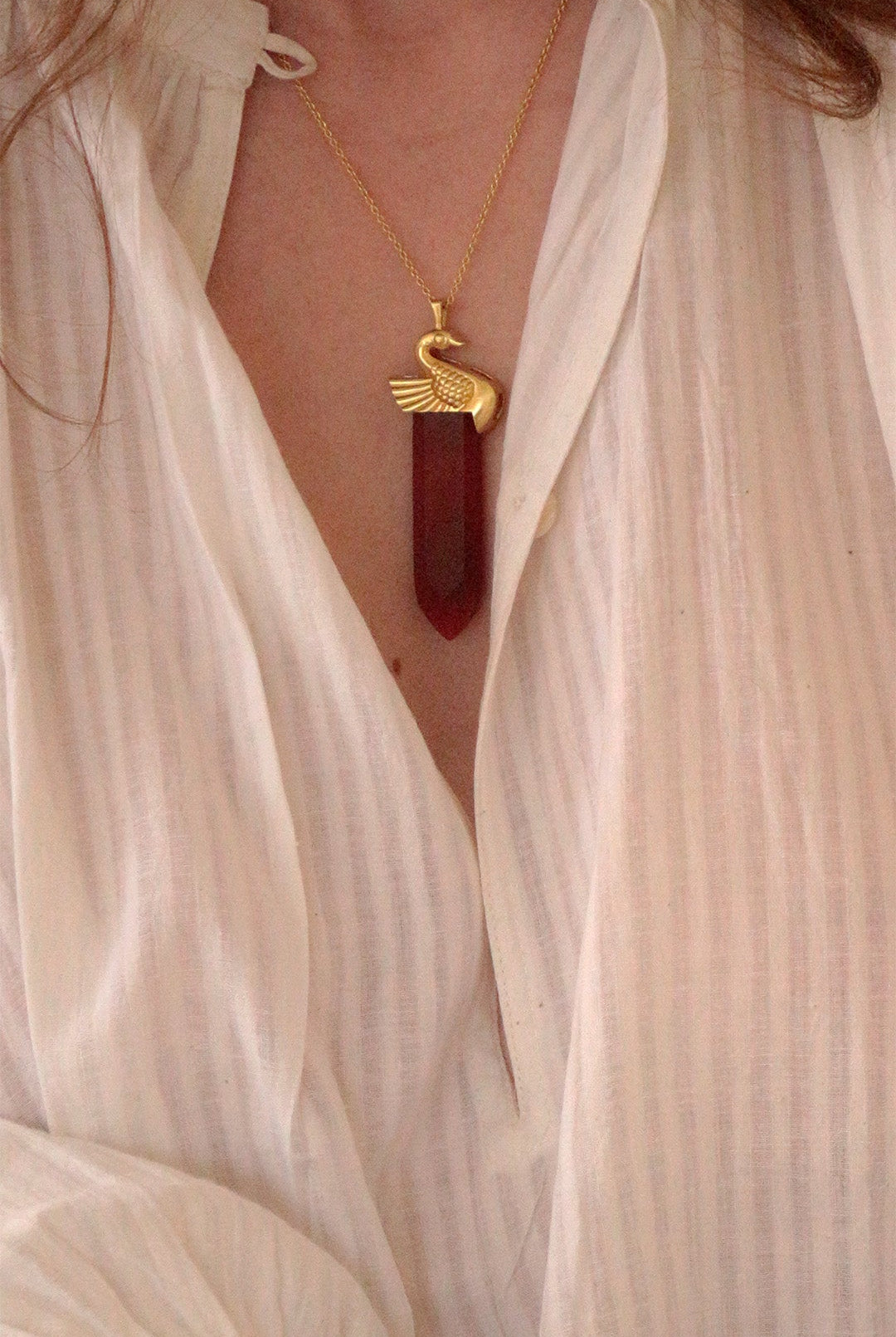 Carnelian Pencil Pendant - CiceroniPendantUnbent