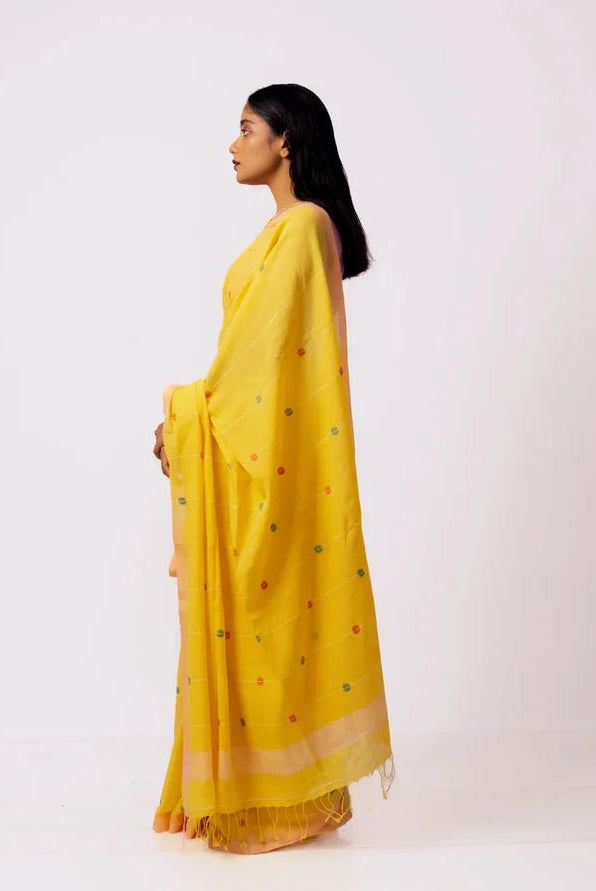 Carribean Sunrise Saree - CiceroniSareeGulmohar Calcutta
