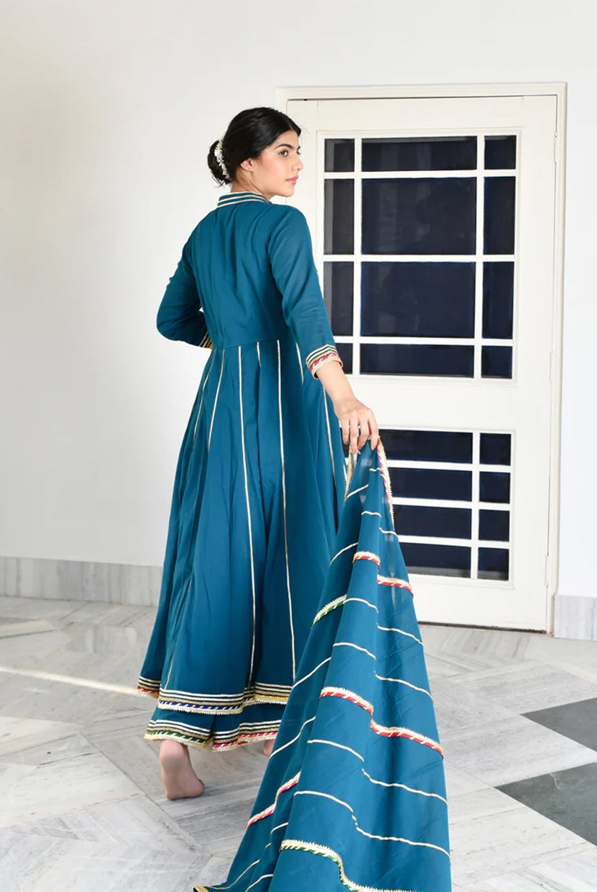 Casa Meera Sharara Set - CiceroniKurta Set, Festive WearOmaana