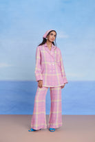 Cassata Linen Blazer Shirt Set - CiceroniCo - ord SetSaphed