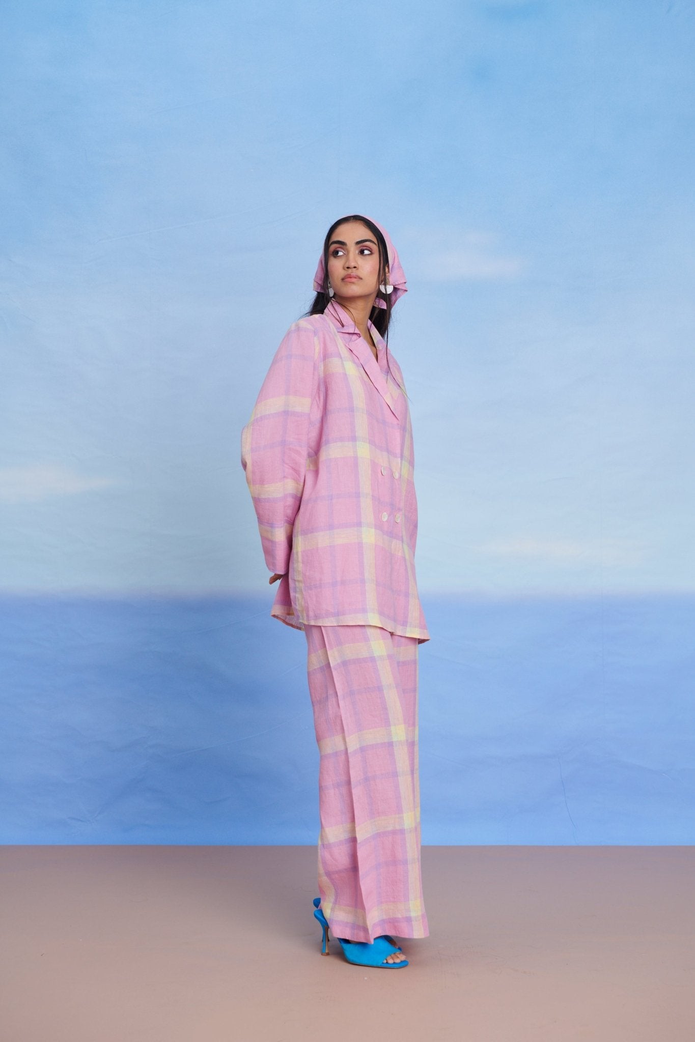 Cassata Linen Blazer Shirt - CiceroniWomen ShirtsSaphed