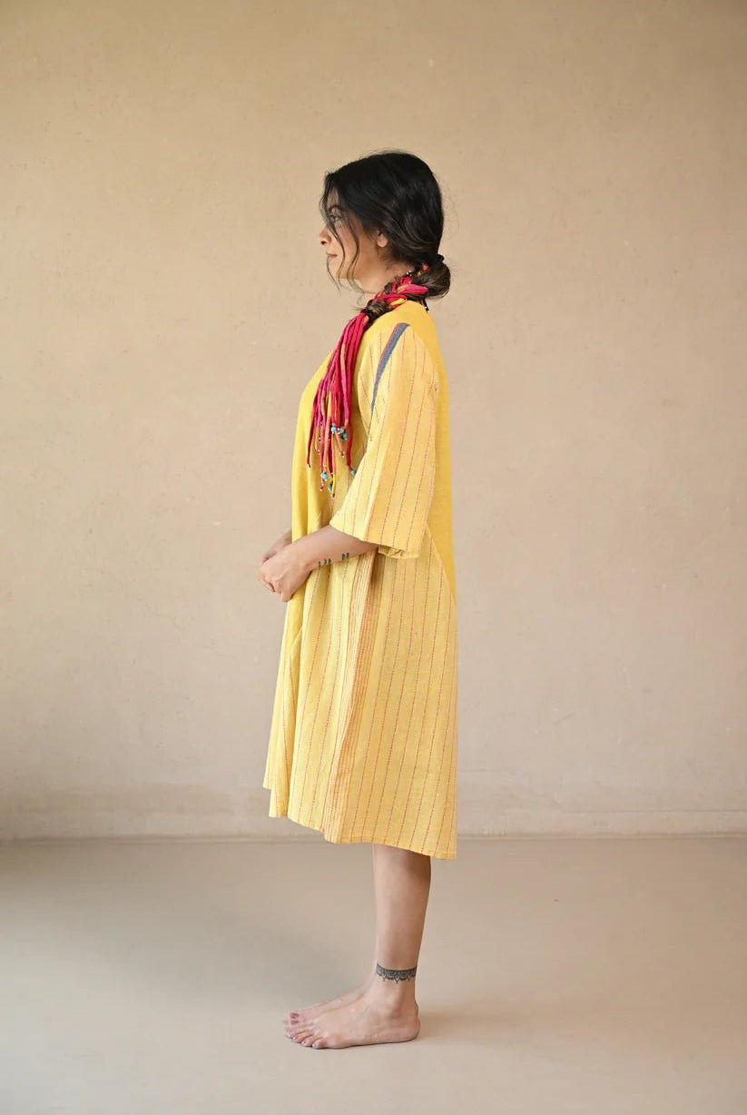 Cedar Dress - Sunny Yellow - CiceroniDressesRang by Rajvi