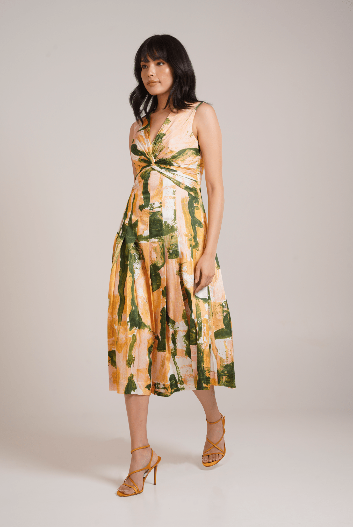 Ceri Pleated Dress - CiceroniDressesAdvait