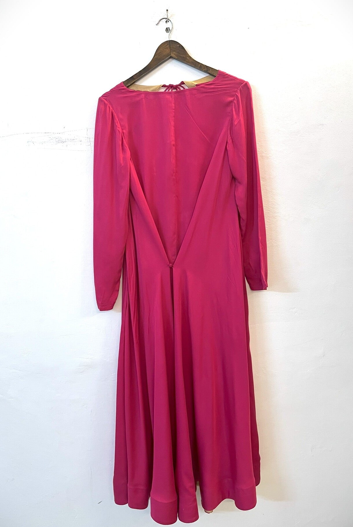 Cerise Pink Wrap Dress - CiceroniDressesTil