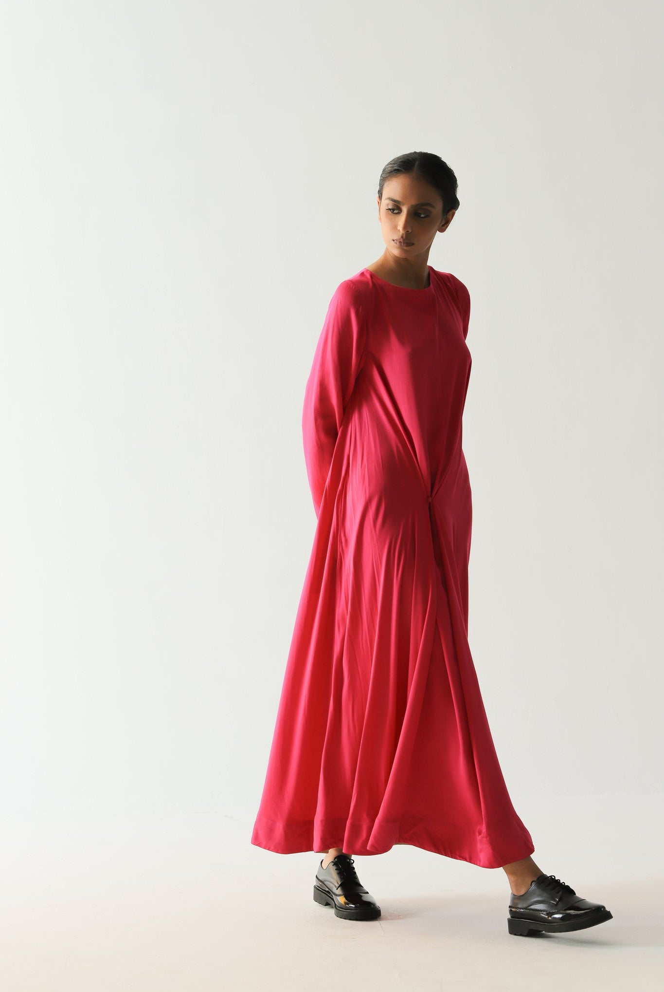 Cerise Pink Wrap Dress - CiceroniDressesTil