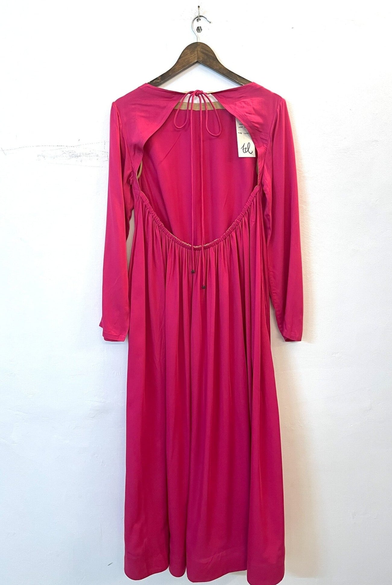 Cerise Pink Wrap Dress - CiceroniDressesTil