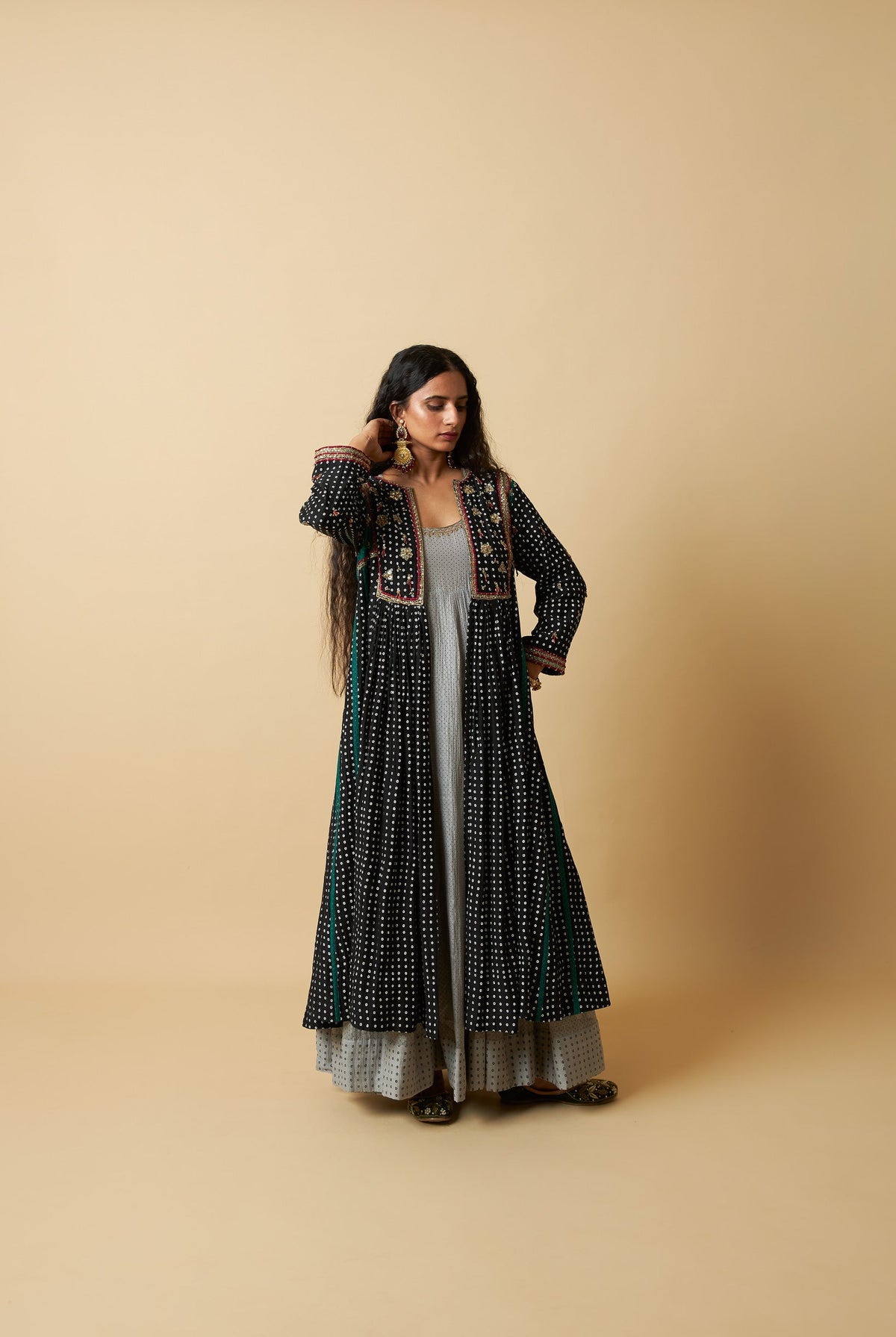 Chaand Raat Embroidered Kurta Set- Set of 3 - CiceroniKurta Set, Festive WearPants and Pajamas