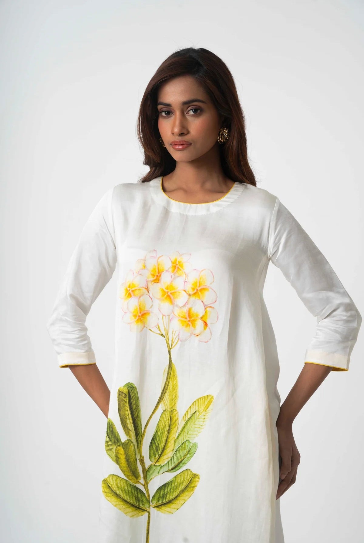 Chafa Bloom Ivory Set - CiceroniKurta Set, Everyday WearPrachi Kamat