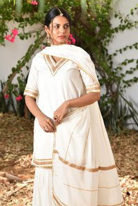 Chanda Sharara Set - CiceroniKurta Set, Festive WearOmaana