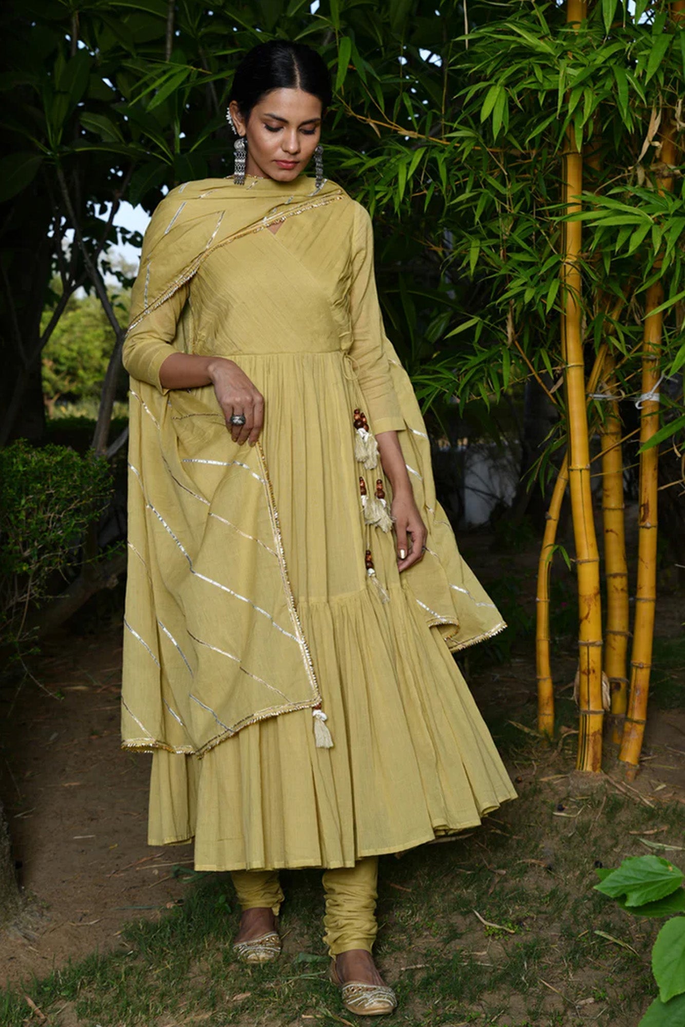 Chandan Angarkha Suit - CiceroniKurta Set, Festive WearOmaana