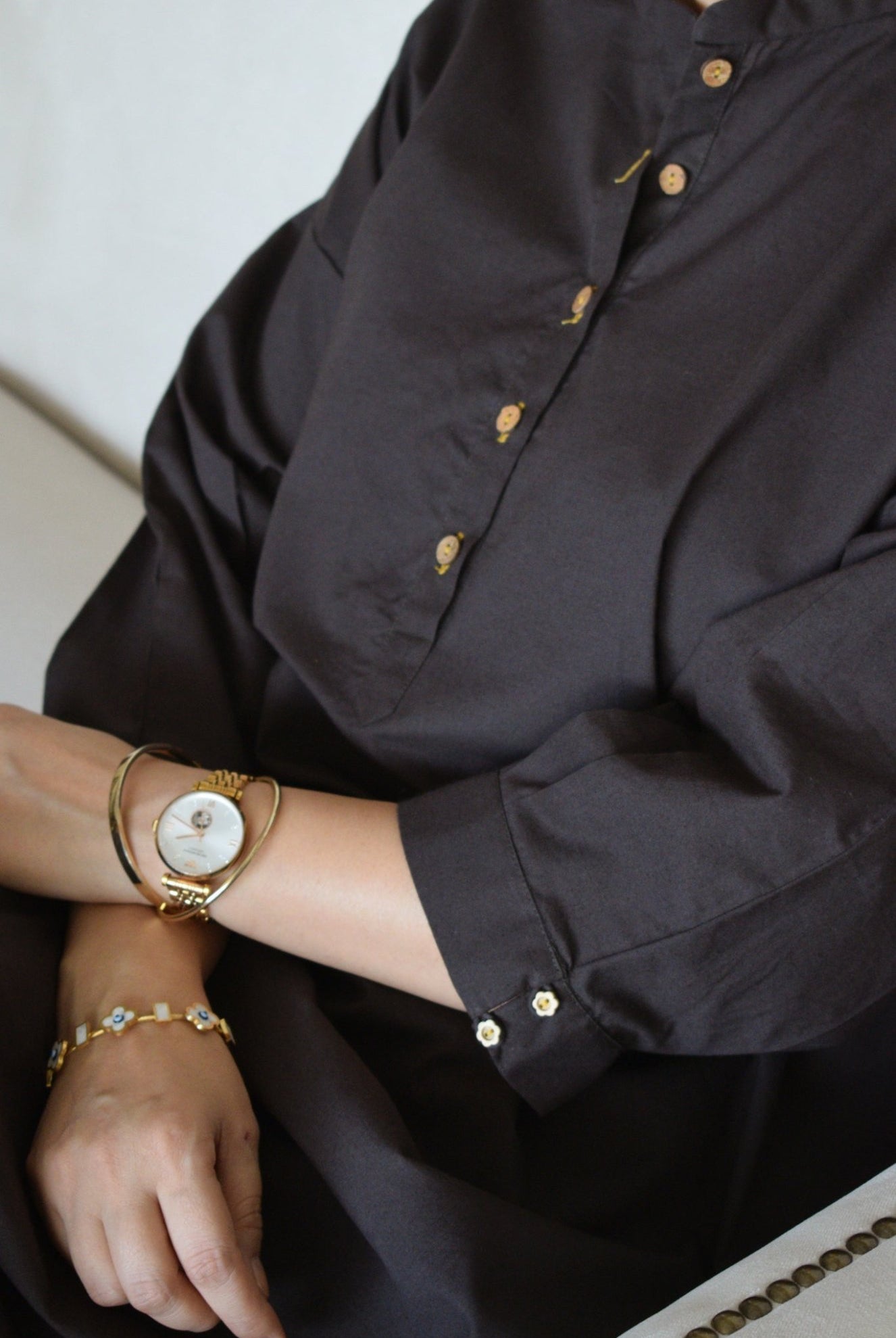 Charcoal Antifit Kurta with Placket - CiceroniKurta, Everyday WearHouse of Moxa