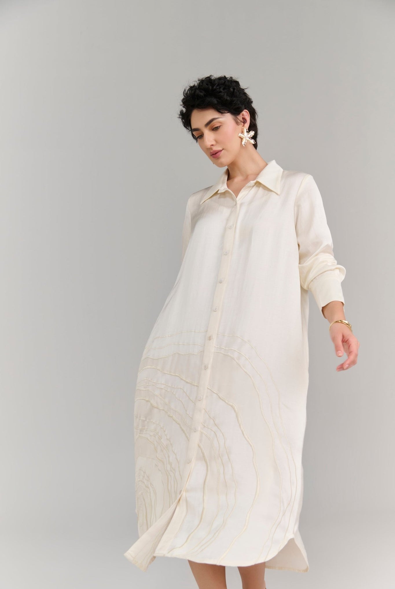 Charvi Shirt Dress - CiceroniDressesJayn India