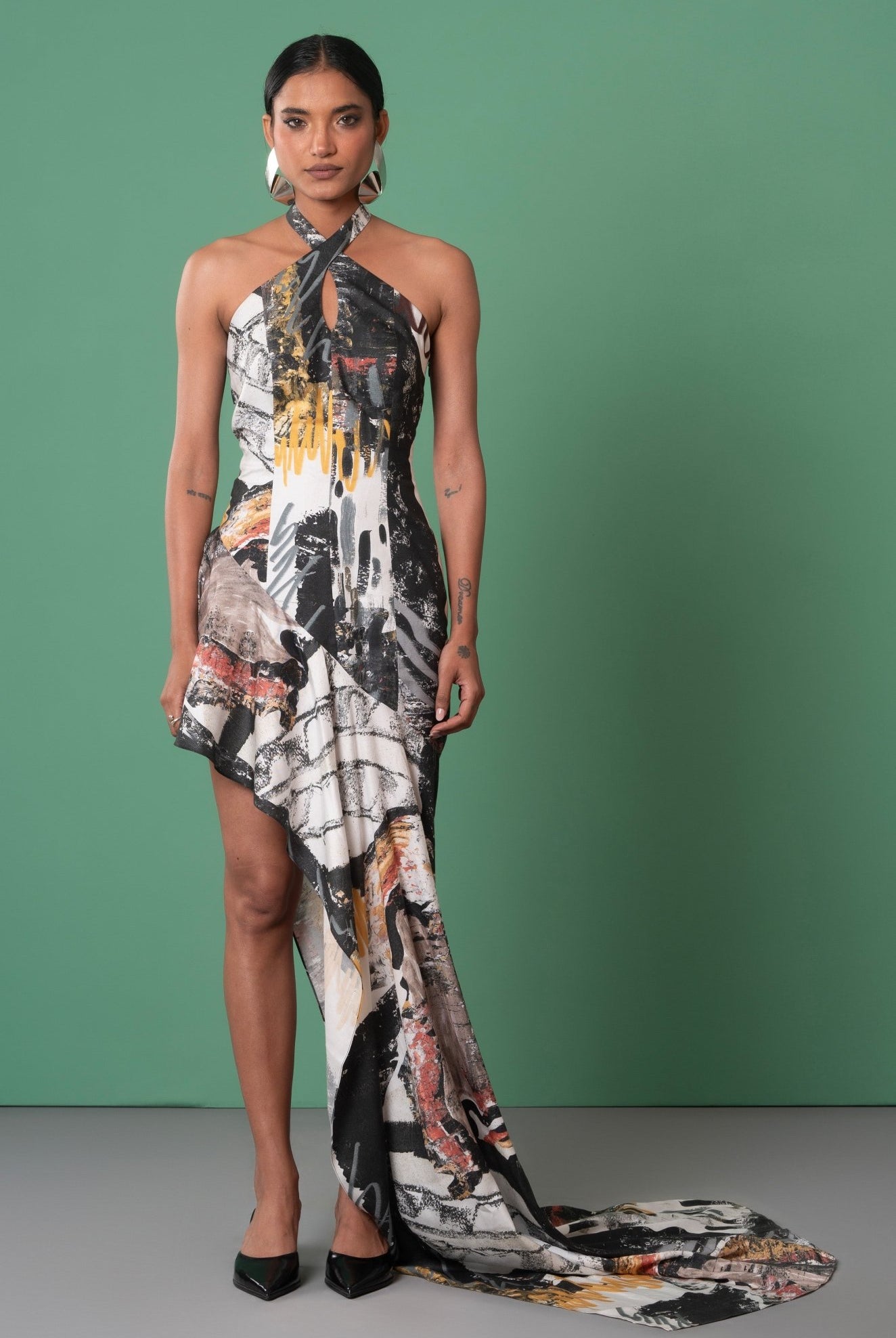 Chasm Ruffled Dress - CiceroniDressesAdvait