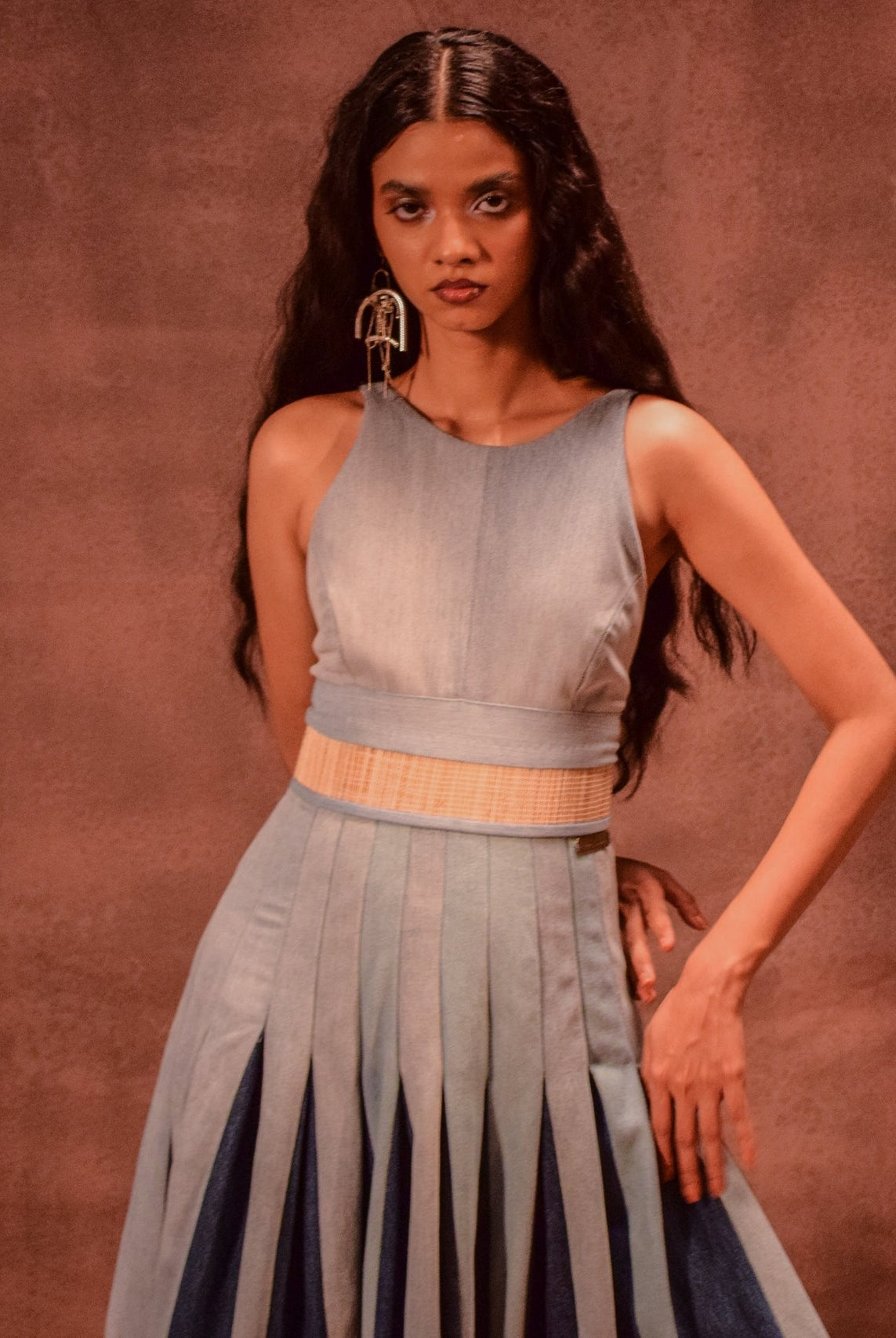 Chatai Godet Dress - CiceroniDressesAnam Husain