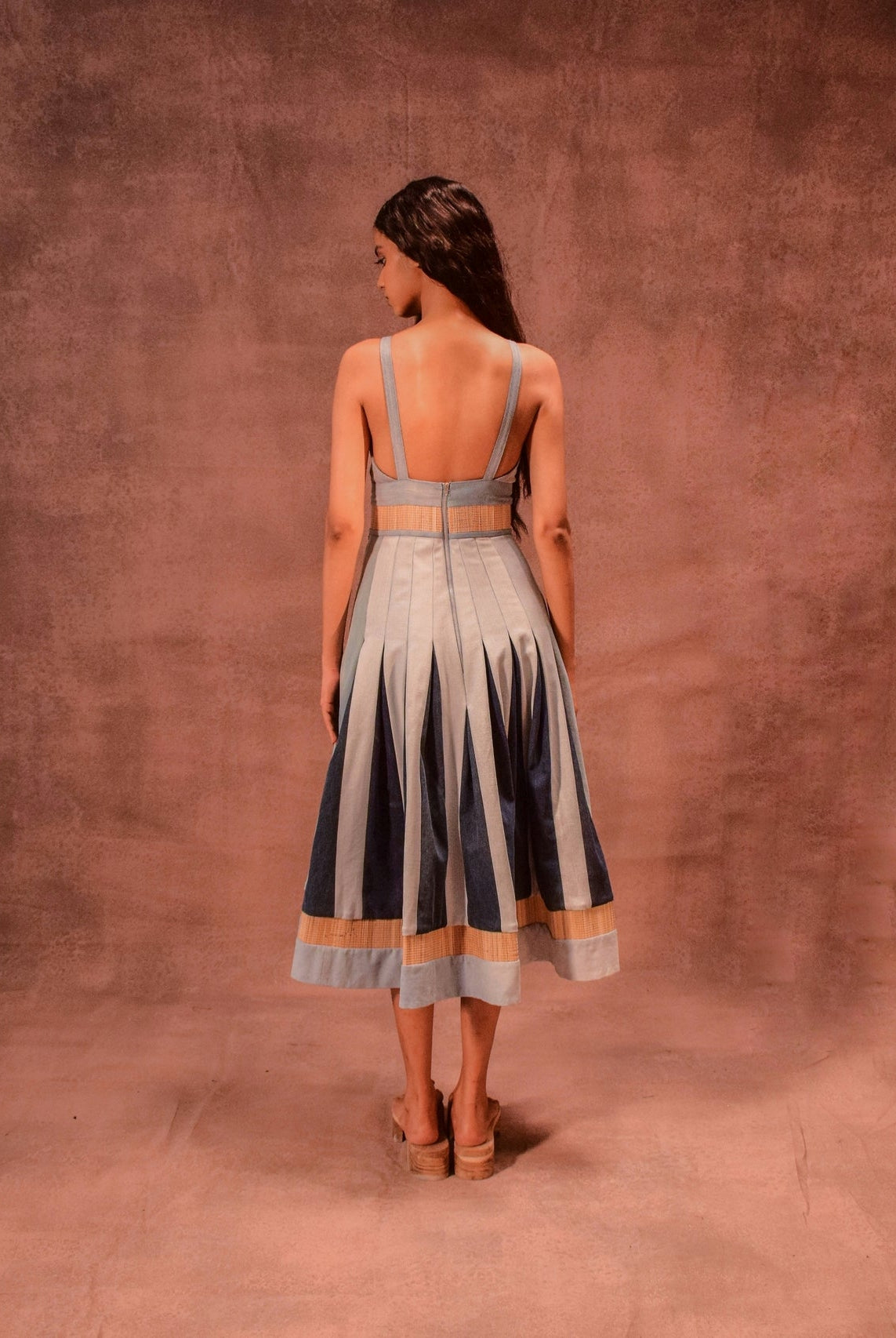 Chatai Godet Dress - CiceroniDressesAnam Husain