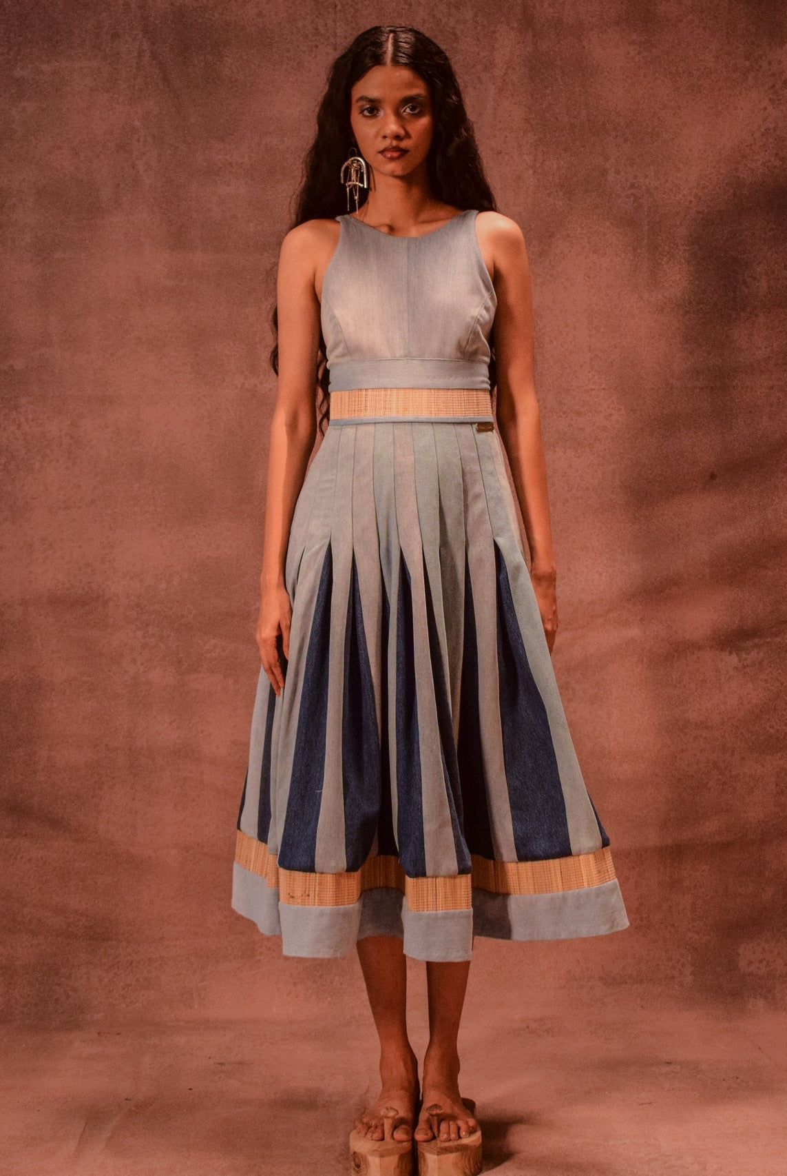 Chatai Godet Dress - CiceroniDressesAnam Husain