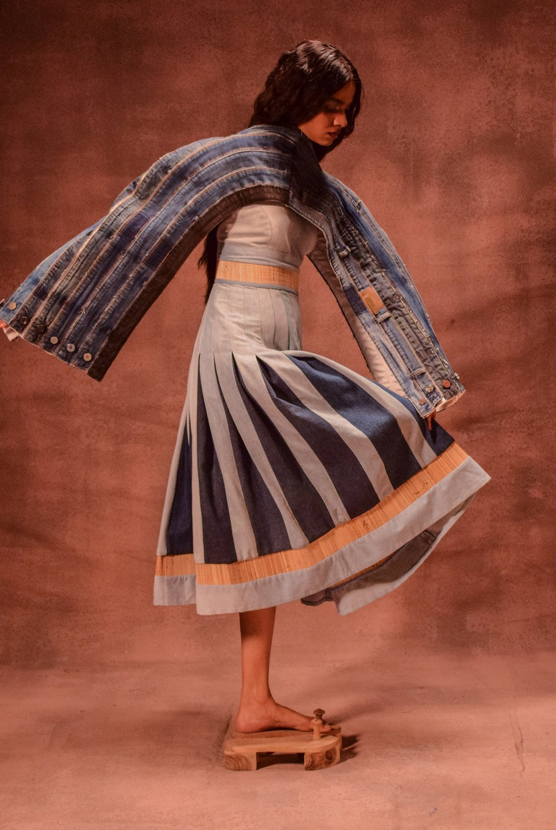 Chatai Godet Dress - CiceroniDressesAnam Husain