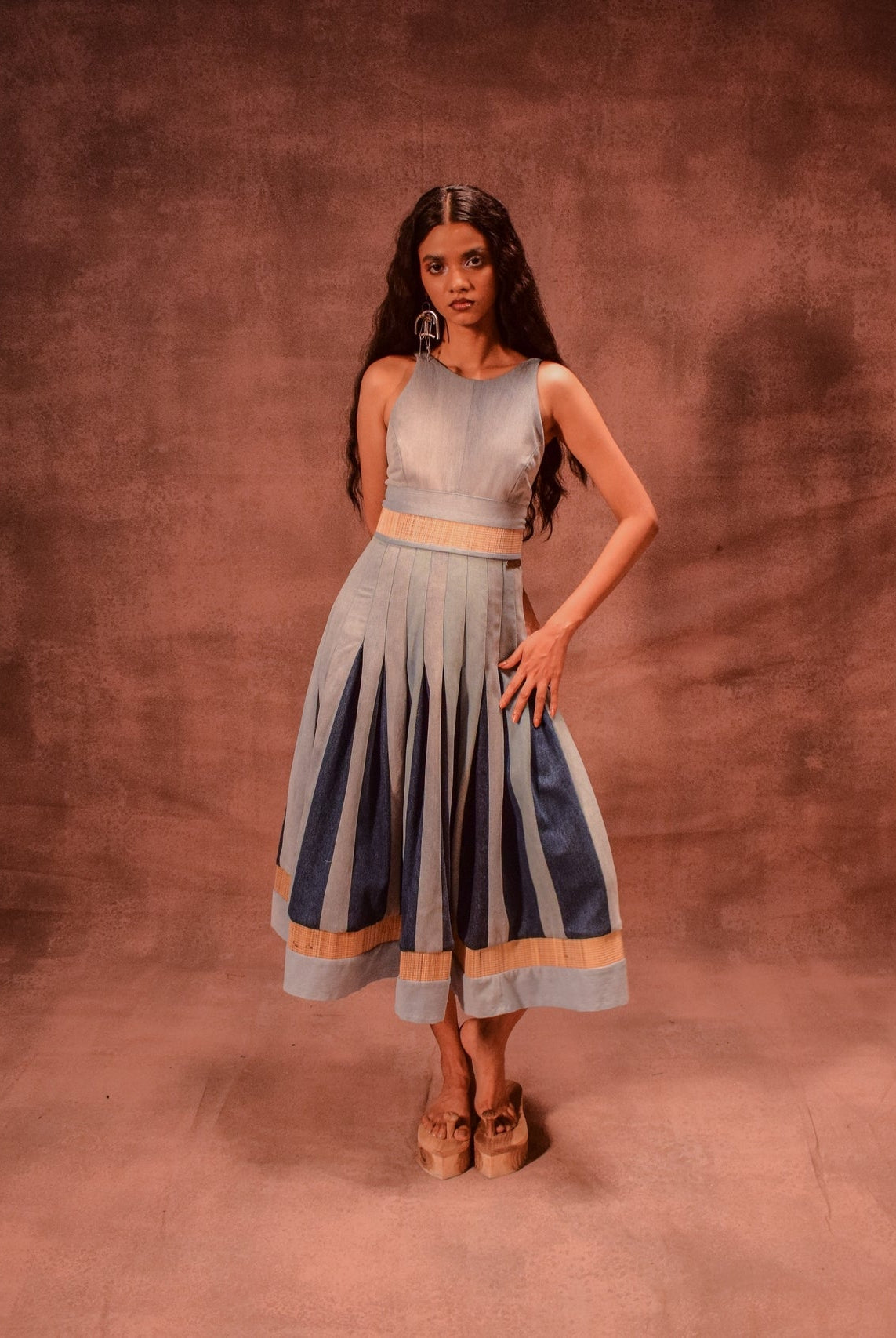 Chatai Godet Dress - CiceroniDressesAnam Husain