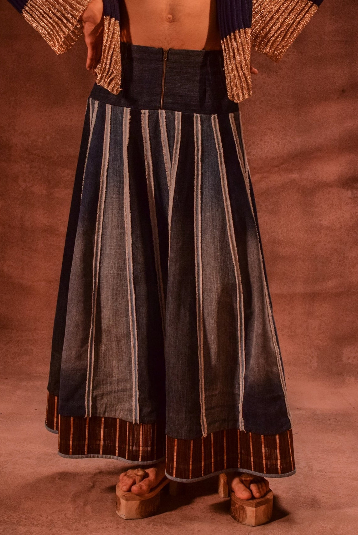Chatai Panelled Skirt - CiceroniSkirtsAnam Husain