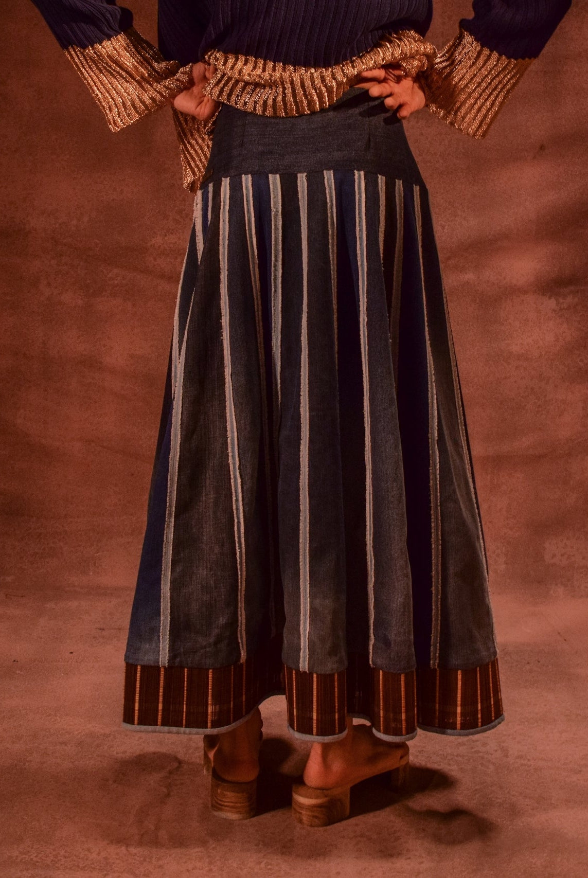 Chatai Panelled Skirt - CiceroniSkirtsAnam Husain