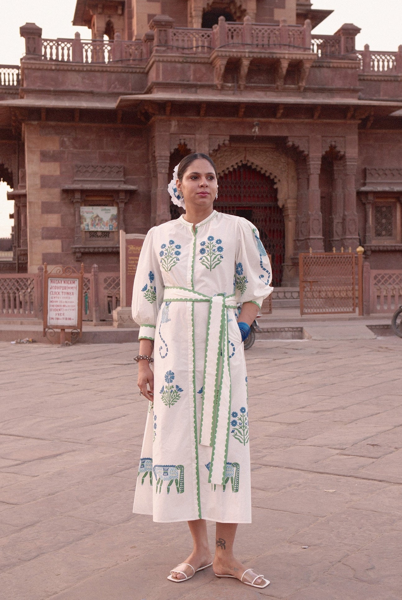Chaupad Shirt Dress - Jodhpur Mix Print - CiceroniDressesThe Raw India