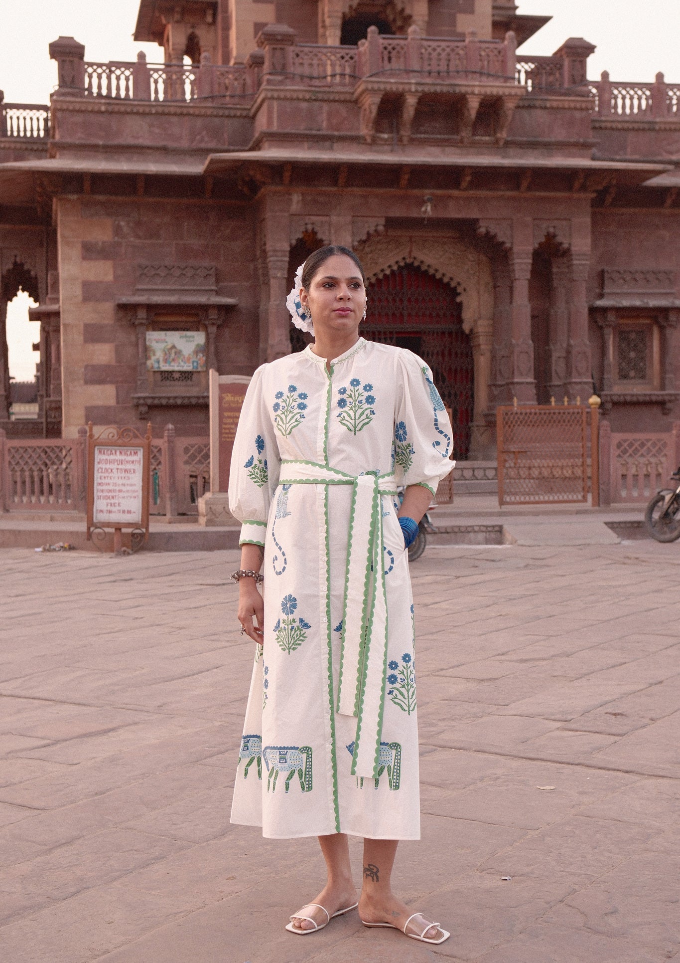 Chaupad Shirt Dress - Jodhpur Mix Print - CiceroniDressesThe Raw India