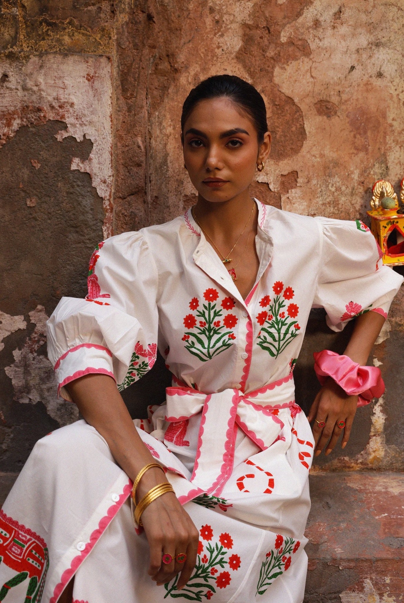 Chaupad Shirt Dress - Mix Print - CiceroniDressesThe Raw India